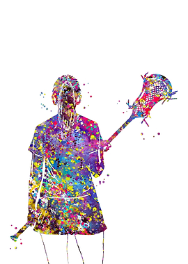 Lacrosse Player Girl