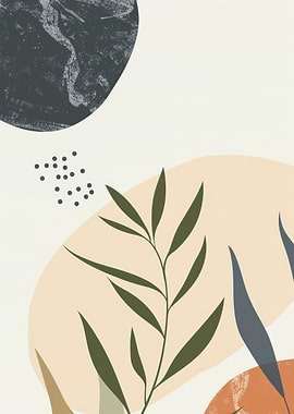 Abstract floral botanic