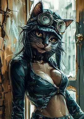 Latex Cat Dominatrix
