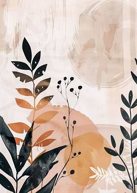 Abstract floral botanic