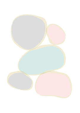 Abstract Pastel Stones 3