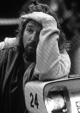 vintage line art movie