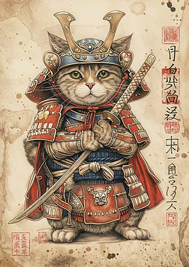 Samurai Cat