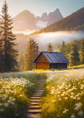 mountain cottage