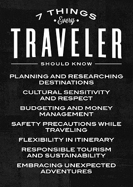 7 things every traveler