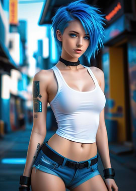 Cyberpunk Girl 06