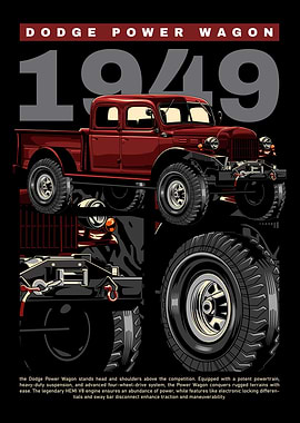 Vintage Power Wagon Car