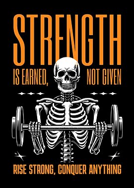 strength is earned gym