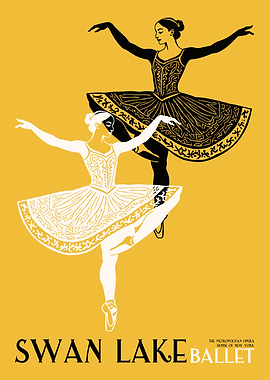 Swan Lake Ballet Poster
