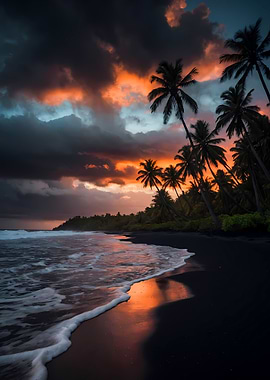 Dreamy Maldives Beach Wave