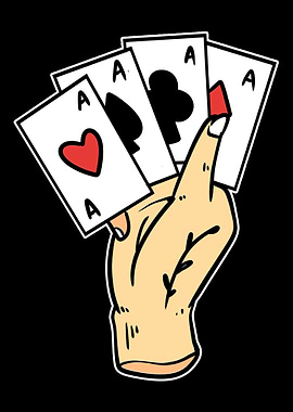 Ace Spades Gambler Or Card