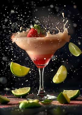 Pink Cosmopolitan Cocktail