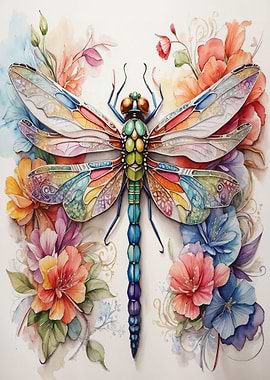 Colorful Dragonfly