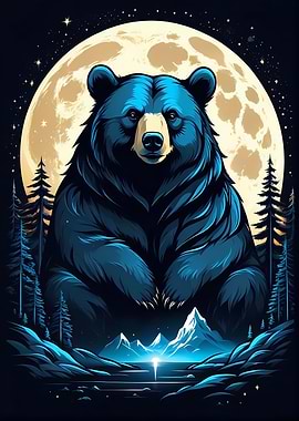 Moonlit Bear