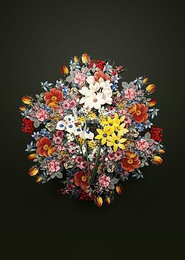 Corn Lily Flower Wreath