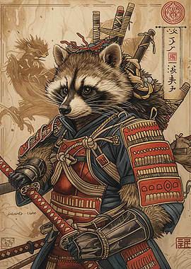 Samurai Raccoon
