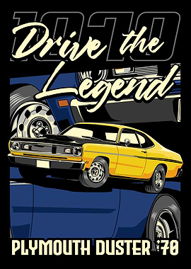 1970 Duster Muscle Car