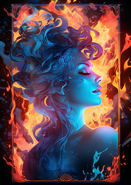 Fire woman