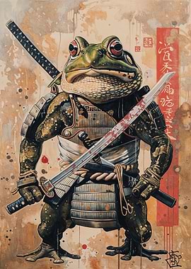 Samurai Frog