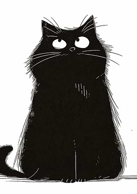 Black Cat Art