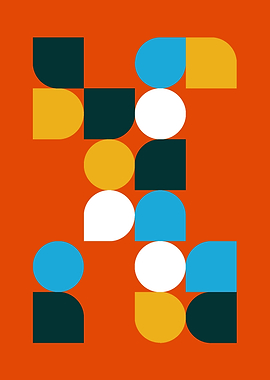 Bauhaus Style Minimal Art