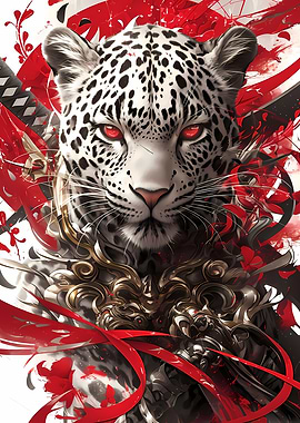 Fierce Cheetah Samurai