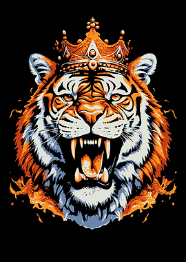 tiger king pop art