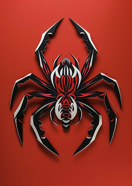 Spider Flat Paper Craft