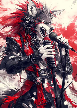 Samurai Wolf Rocker
