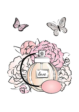 Romantic Perfume Scene