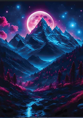 Magical landscape japan