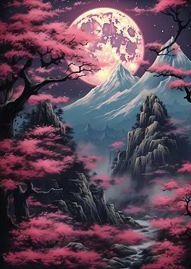 Japanese Moonlit Serenity