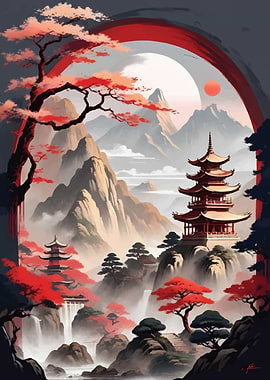 Japanese Landscape Fuji