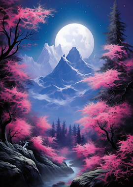 Japanese Moonlit Serenity