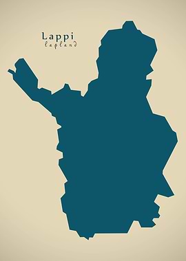 Lapland Finland map