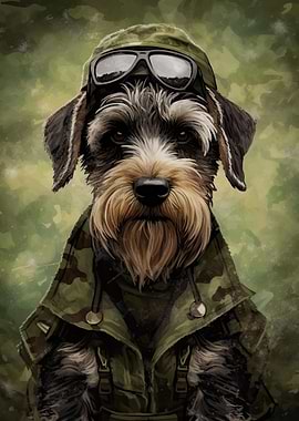 Schnauzer Camo Jacket