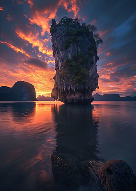 Golden Hour Bond Island