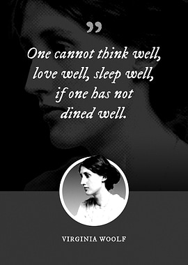 One cannot think well