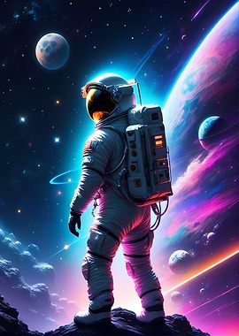Astronaut in space