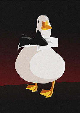 Butterfly Ribbon Duck