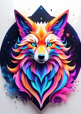 Neon Colorful Animal