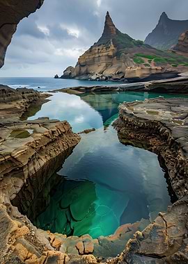 Mystical Shores at Dawn