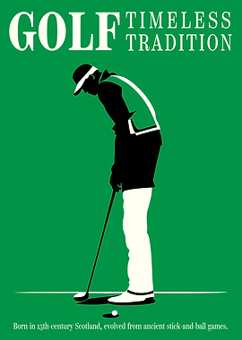 Minimalist Golf Poster