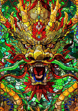 Shenron like Dragon stain