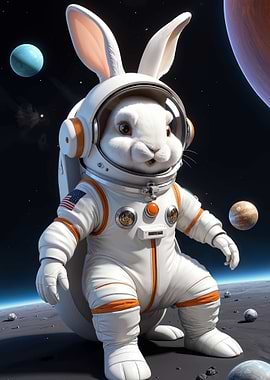 Astronaut Bunny Adventure