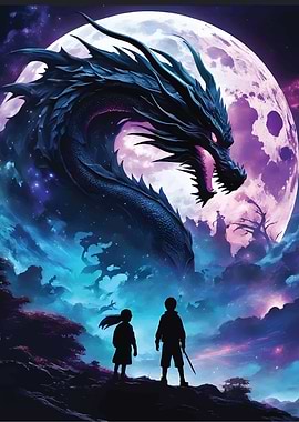 Fantasy dragon anime