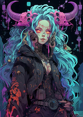 Cybergoth Female Demon
