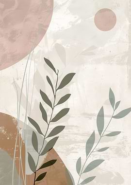 Abstract floral botanic