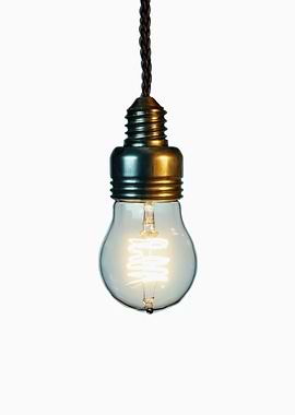 Light bulb vintage hanging