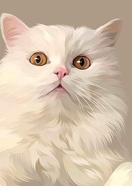 Cute White Cat